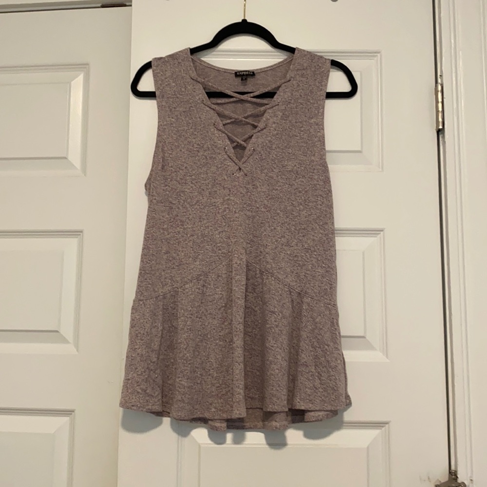 Express lace up cami